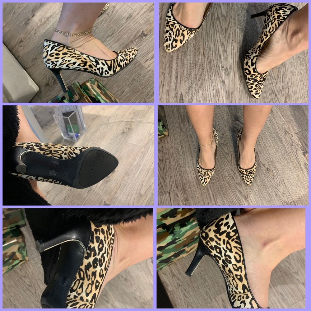 6.5 wide genuine leather naturalizer 🐆 pumps
